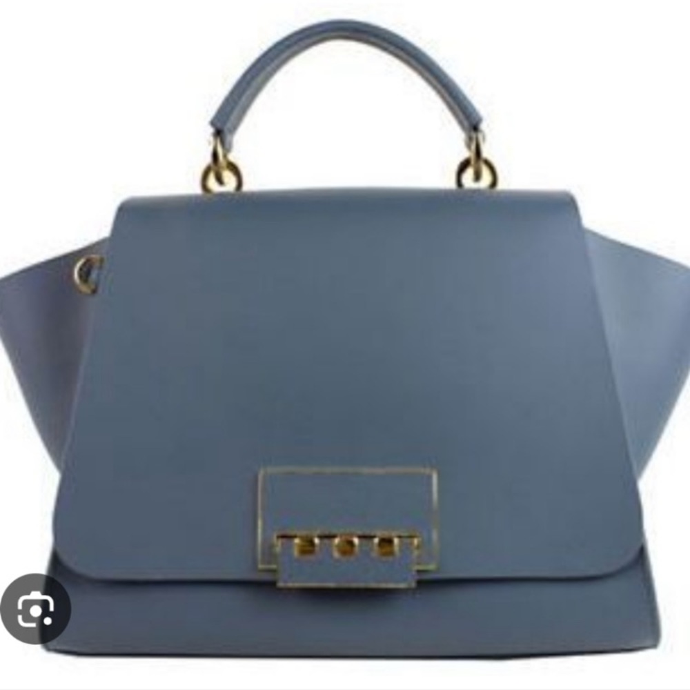 Zac Posen Eartha Blue Satchael Handbag